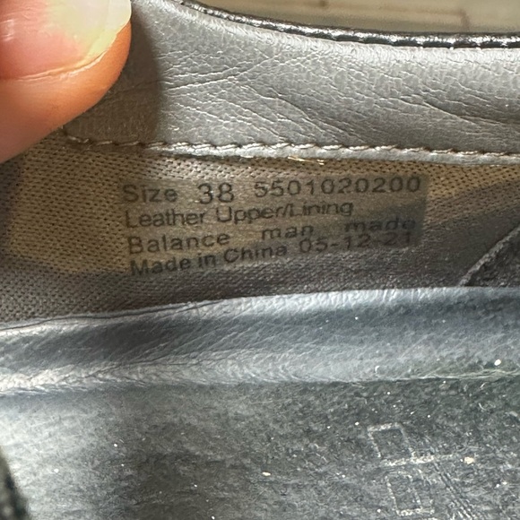 Dansko Fawna Mary Jane Black Leather Milled Nappa Comfort Shoes, Size 38/8 - Picture 6 of 9